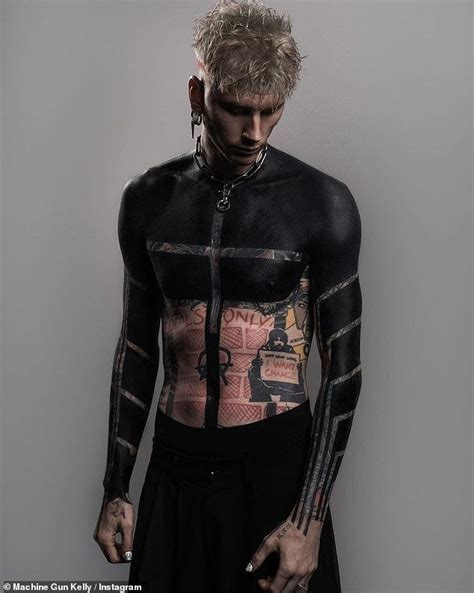 Machine Gun Kelly poses nude on set of new movie and it’s